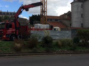 Installation groupe électrogène gelec sur un chantier btp