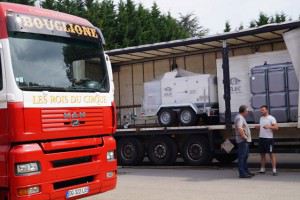 Delivery of gensets to Bouglione circus