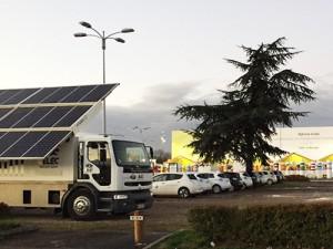 The Hybrid Power Station by GELEC at the COP21 in Paris