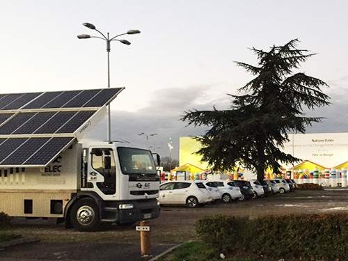 Hybrid Power Station GELEC à la COP21 à Paris