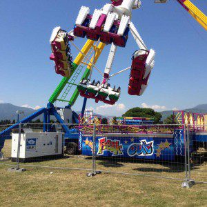 GELEC Diesel genset on a fun fair