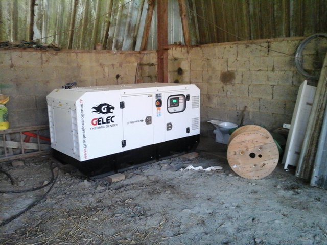 groupe électrogène 35 kVA generator élevage - Groupe électrogène élevage de veaux