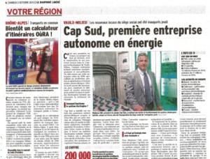 Press article about GELEC's Hybrid installation in Lyon