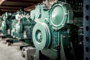 Spare parts stock for diesel generators